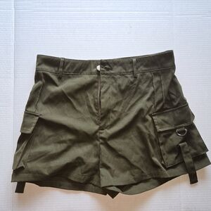 SHEIN Army Green Women's Cargo Shorts